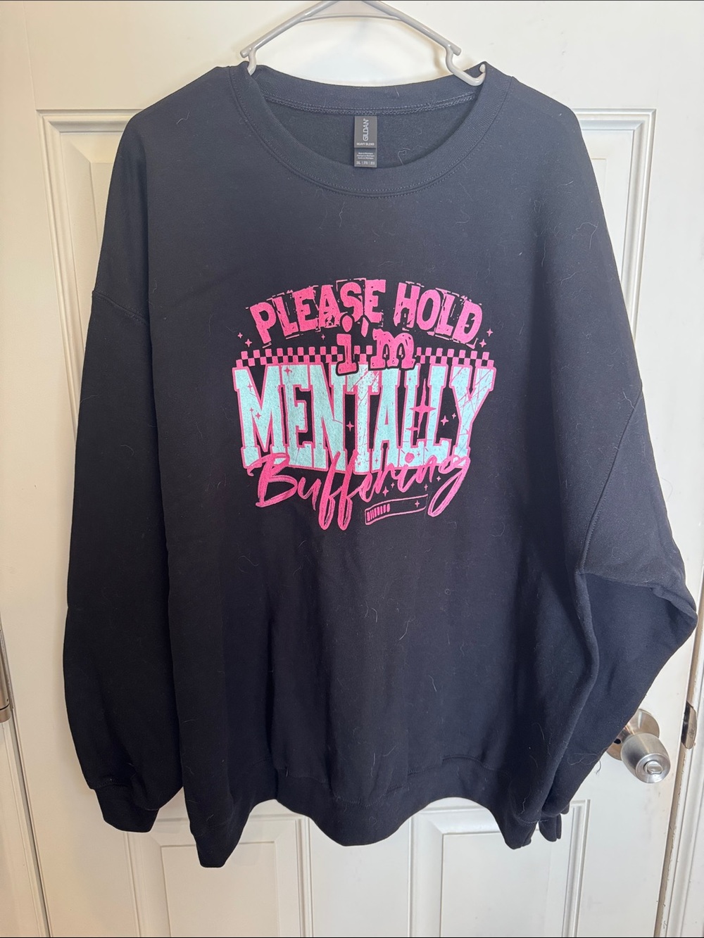 Please Hold I’m Mentally Buffering Crewneck